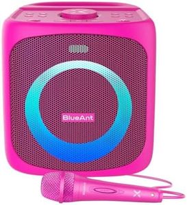 BlueAnt Wireless X4 Bluetooth Party Speaker, Pink