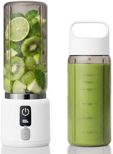 COKUNST Portable Blender, Smoothie Blender with LED Display, 17 oz, White