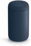 Fellow 16 oz Carter Wide Travel Mug - Wide Mouth Vacuum-Insulated Stainless Steel Coffee Mug - Tea and Coffee Tumbler - Travel Coffee Mug with Ceramic Interior - Stone Blue