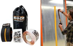 RE-U-ZIP Reusable Dust Barrier Zipper | Starter Kit