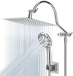 Hibbent All Metal Shower Head, 10''