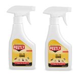 Pestly 500 Ml - All-In-One Pest Control Spray for Cockroach, Spider, Dust Mite, Bedbugs, Ants, Termites (250 ML X pack of 2 Packs)