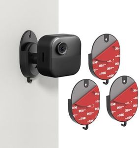 3 Pack Blink Camera Wall Mount - No Drill Adhesive Bracket for Blink Mini, Mini 2, Outdoor 4 & Indoor - Strong Hold, Damage-Free, Easy Install