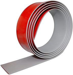 Floor Transition Strip Self Adhesive Floor Cover Strips Laminate 3" Wide Vinyl Flat Divider Transitions (7.5cm, 10Ft, Gray)