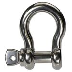 Jingyi Silver Color Stainless Steel Screw Pin Anchor Heavy Duty Shackles Choose from 3/6" to 5/8" (3/8")