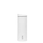 MiiR Insulated Travel Tumbler with Locking Flip Lid, Car Holder Compatible for Coffee and Tea - 16oz - White
