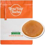 Brew Your Bucha Kombucha Tea SCOBY with Starter Fluid - Kombucha Starter Kit with Scoby, Live Culture, Scoby Kombucha Starter, Kombucha Kit, DIY Kombucha Brewing Kit, Scoby Kombucha Starter (1 Scoby)