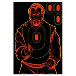 BIRCHWOOD CASEY 34645 Shoot N-C Bad Guy Target (5 Count), 12 x 18-Inch