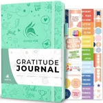 Clever Fox Gratitude Journal – Happiness, Positivity & Affirmation Daily Journal – Inspirational Daily Notebook – 3 Months, A5 (Mint)