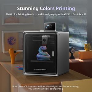 ANYCUBIC Kobra S1 3D Printer – High-Speed FDM, Auto Leveling