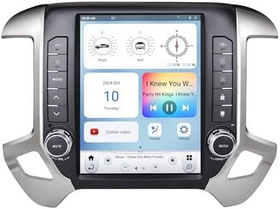 LINKSWELL Gen6 T-Style Car Radio for Silverado 2014-2021 & Sierra 2014-2019,Android 11 Head Unit with 4+64G,Wireless CarPlay/Android Auto,4G LTE,16 Band EQ,Fast Boot,Backup Camera,SWC,Bluetooth