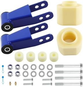 maXpeedingrods 3" Front 2" Rear Leveling Lift Kit for Jeep Cherokee XJ 2WD 4WD 1984-2001, 3” Front Spring Spacers and 2" Rear Lift Shackles w/Transfer Case Drop Spacer Kit