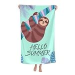 MaikOn Sloth Beach Towel for Adults