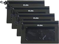 ELDA Tool Bag with Zipper Organizer and Storage for Men Waterproof Heavy Duty Multi-Purpose Clip on Zipper Pouch, 4 pack ArmyGreen