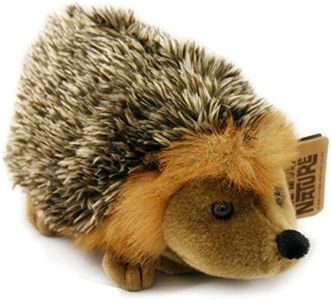 Living Nature Soft Toy - Plush Woodland Animal, Large Hedgehog (22cm) - Realistic Soft Toy with Educational Fact Tags