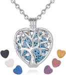 INFUSEU Heart Tree of Life Pendant 