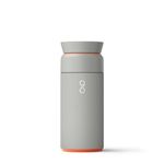 Ocean Bottle - Recycled Stainless Steel Brew Flask - Eco-Friendly & Reusable Bottle - Rock Grey - 350ml