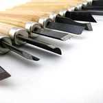 Wagela Professional Wood Carving Chisel Set, Carbon Steel Woodworking Chisels, Power Grip Carving Tools Great for Beginners