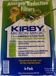 Kirby Vacuum Cleaner Disposable Cloth Paper Bags White Hepa Bags 6 Pack Universal Style Fits ALL Kirby Models by Kirby