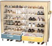 LEAIJIAFY 6 Tier Shoe Rack Storage 