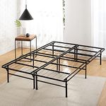 Zinus King Bed Frame - SmartBase 14 Inch Deluxe Metal Bed Frame with Steel Slat Support - No Box Spring Needed, Tool-Free Assembly, Heavy Duty Platform Bed Frame with Underbed Storage Space, King Size