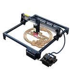 SCULPFUN S30 Pro La-ser Engraver Cutter, 10W Optical Power Engraving Machine with Automatic Full Air Assist Kit, Cut 6mm Plywood in One Pass, with Replaceable Lens Design and Limit Switch