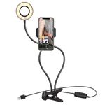 XPRIMEUK 24 LED Black Selfie Ring Light, Hands-Free & 360 Degree Rotatable, Selfie Light, Sturdy and Durable, LED Ring Light for Streaming, TikTok, Zoom, Vlogging, YouTube