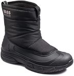 BASS OUTDOOR Men's Field Snow Boot Chelsea, Black, 9