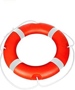 ABS INDUSTRY Rubber Floating Ring Bracelet Buckle Buoy for Water Rescue Life Saving Rope Sports Equipment (Orange)- Multi Color(Pack of 1)