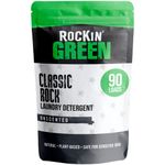 Rockin' Green Organic Laundry Detergent- Unscented Natural Plant-based detergent a lessive- Hypoallergenic Laundry Detergent for Sensitive Skin - 45oz, 90 Loads - Classic Rock