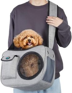 Ownpets Pet Sling Carrier, Fits 15 to 25lbs Extra-Large Dog/Cat Sling Carrier Reversible and Hands-Free Dog Bag with Adjustable Strap