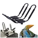 UNIVERSAL J-Bar Rack HD Kayak Carrier Canoe Boat Surf Ski Roof Top Mounted on Car SUV Crossbar by EGO