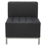 Sofa,ARMLESS,SECTIONAL,BK