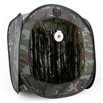 KOMBIUDA Detachable Training Tent Foldable Tent Camouflage Tent Dome Tent Camping Foldable Target Tent Shooting Tent Weather Resistant Tent Birthday Gift Tents Portable Slingshot Target