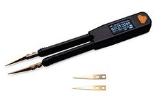 LCR Research Pro1 Plus - 100KHz LCR Meter with 0.1% Accuracy / LED Tester / ESR Meter / Smart SMD Tweezers / with Spare Test Tips