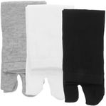 WRITWAA 3 Pairs Elastic Toe Socks Tabi Toe Socks Black Sandals Slippers White Sandals Ninja Socks Men Toe Socks Polyester Cotton Toe Socks Elasticity Tabi Socks Invisible Socks Women's