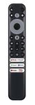 RAVIAD Compatible for TCL Tv Remote Original RC902V Model Bezel-Series P635 Pro Series Non Voice Command Remote Control Without Google Assistant Feature Suitable for LED UHD OLED HD-Black