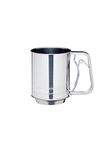 KitchenCraft Flour Sifter with Handle and Trigger, Stainless Steel, 3 Cup, Silver