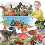 Grriopi Dinosaur Toys for Boys, Toys for 2 3 4 Year Old Boy Girl Gift for 2-8 Year Olds Boys Toys Age 4 5 6 Dinosaur Toys for Boys Age 2 3 4 Kids Toys Age 2-6 Sensory Toys Dinosaur Games Dinosaur Gift