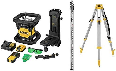 DEWALT DW079LGK 20V GREEN ROTARY LASER FULL KIT