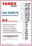 Sublimation Paper for A3-100 Sheets