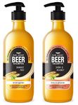 Park Avenue Beer shampoo for Shiny And Bouncy hair, with Hops, Barley, Proteins and Vit. B, 650ml, 650ml & Park Avenue Beer shampoo, 650ml