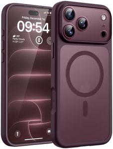 TOCOL for iPhone 18 Pro Case, Compatible with MagSafe, Burgundy