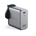 SATECHI 100W USB-C PD Wall Charger - Powerful GaN Tech - Compatible with 2021 MacBook Pro M1, 2020 MacBook Air, 2022 iPad Air M1, 2021 iPad Pro M1, iPhone 16/16 Pro, 15 Pro Max/15 Pro/15/15 Plus