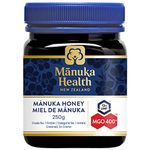 Premium Organic Manuka Honey MGO 400+| Certified UMF 13+ Gold 250g | Pure Raw Manuka Honey by Manuka Health New Zealand | Unpasteurized & Non-GMO