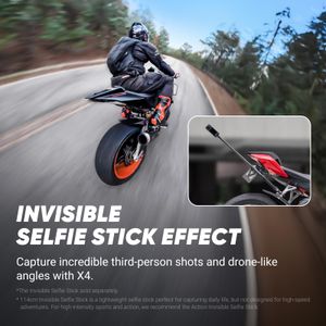 Insta360 X4 8K Waterproof 360 Action Camera – 4K Wide-Angle, Removable Lens Guards, AI Editing