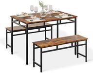 ZERDER Kitchen Table and 2 Benches,