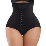 Gotoly Butt Lifter Panties Shapewear for Women High-Waist Slimming Waist Trainer Tummy Control Body Shaper Underwear Girdle(S,Black)