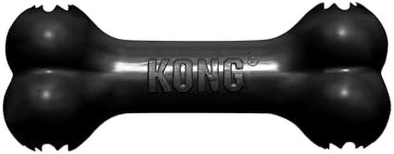 KONG Extreme Goodie Bone, Ultra-Durable Chew Toy for Aggressive Chewers, Natural Rubber, Bone Shaped Treat Dispenser, Promotes Dental Health, Stuff Dog Treats, Reduces Boredom, Medium