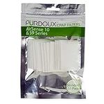 PURDOUX CPAP Filters for ResMed Devices (15 Filters, AirSense 10 & S9 Standard)